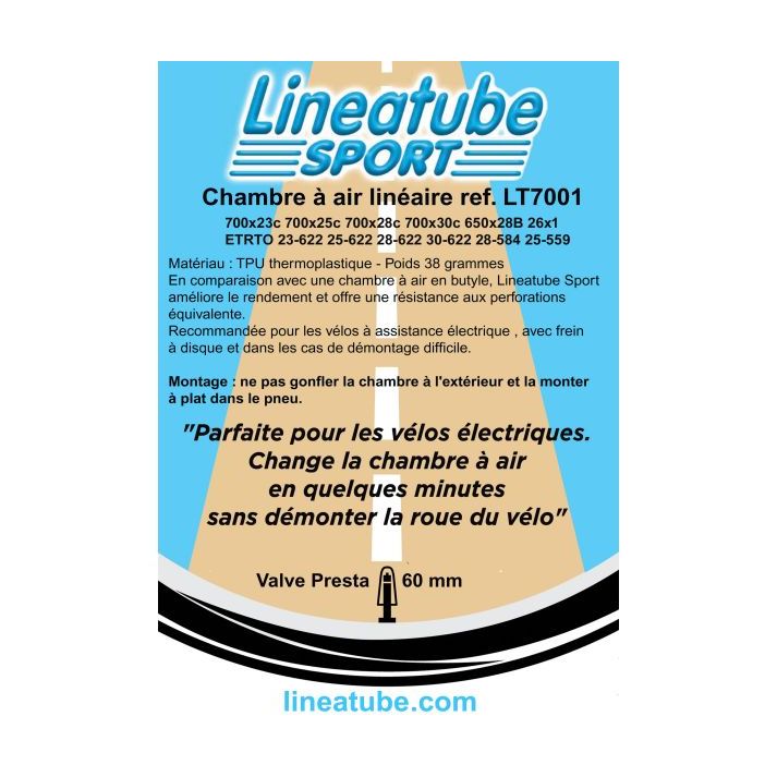 20 to 29" x 1.95 to 2.50" linear air chamber