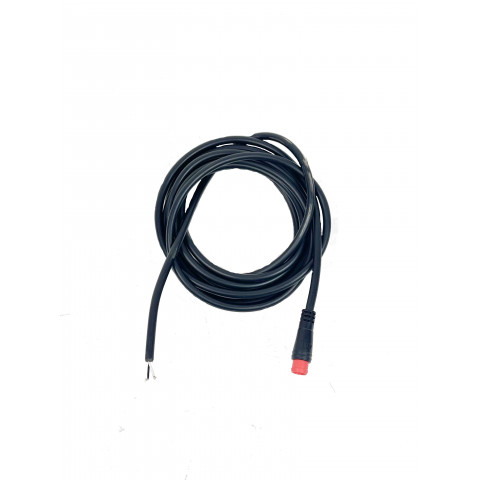 Rallonge de câble adaptateur Julet Z209 mâle rouge 2 voies sans connecteur de 2m
