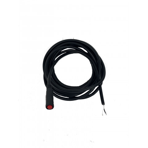 Rallonge de câble adaptateur Julet Z209 femelle rouge 2 voies sans connecteur de 2m