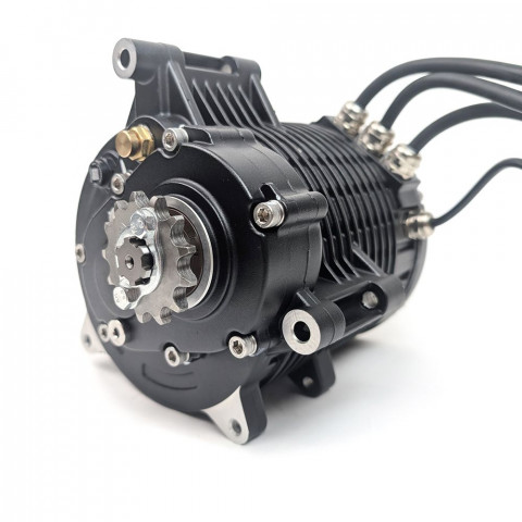 Moteur central réducté 5000W électrique pour motos