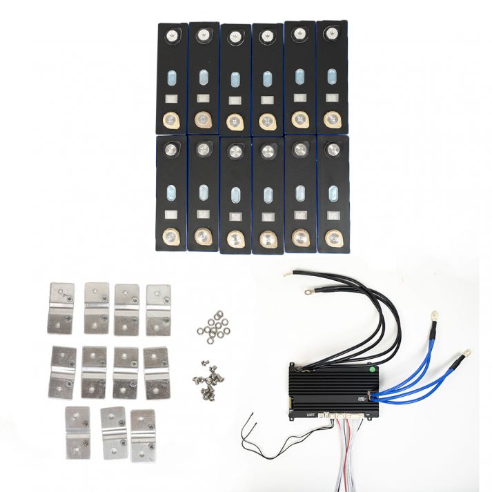 Kit Batterie 48V 100Ah 4800Wh Lithium Fer à assembler DIY LiFePO4 LFP