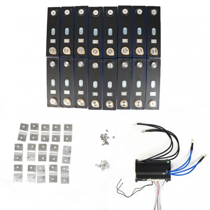 Kit Batterie 48V 100Ah 4800Wh Lithium Fer à assembler DIY LiFePO4 LFP