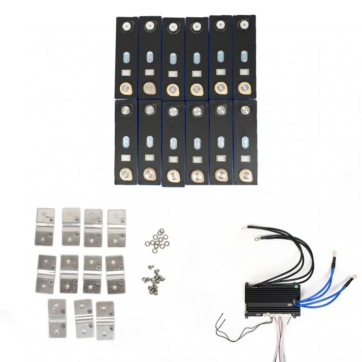 Battery Kit 48V 100Ah 4800Wh DIY Lithium iron LiFePO4 LFP