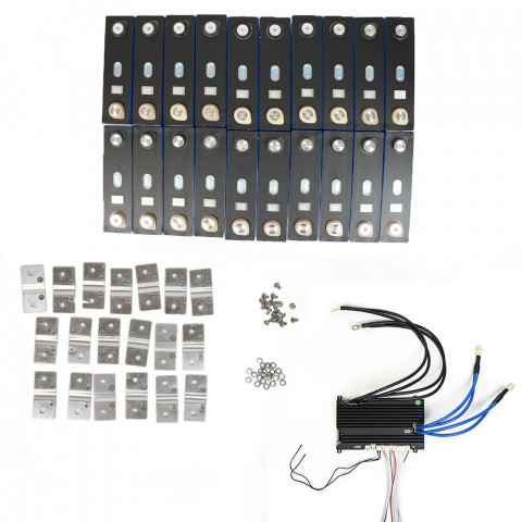 Battery Kit 48V 100Ah 4800Wh DIY Lithium iron LiFePO4 LFP