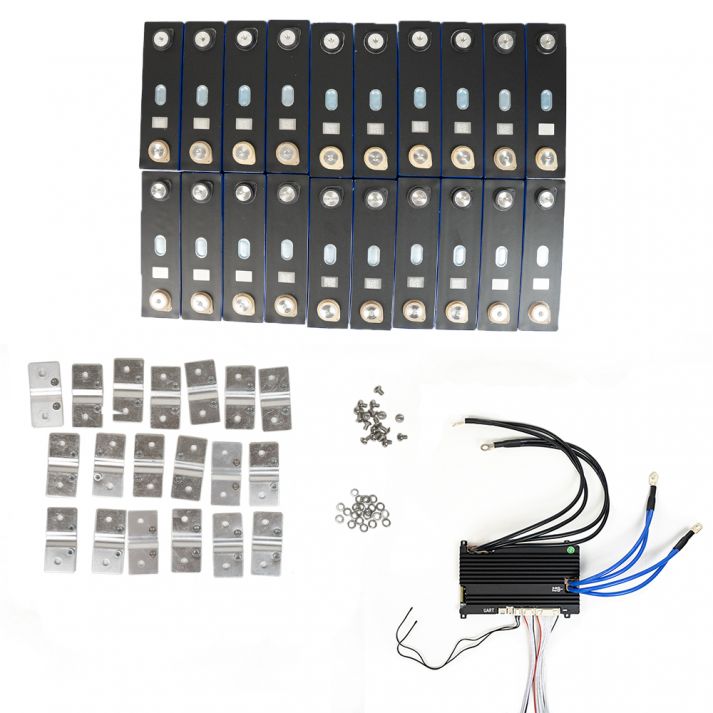 Battery Kit 48V 100Ah 4800Wh DIY Lithium iron LiFePO4 LFP