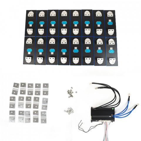 Kit Batterie 48V 314Ah 15072Wh Lithium Fer à assembler DIY LiFePO4 LFP