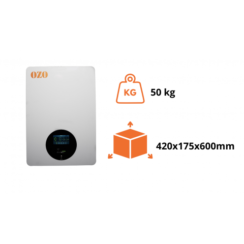 Batterie au lithium-ion 48V 100Ah 5 kWh Power Wall pour système solaire domestique.