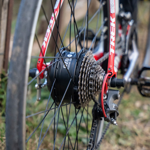 Road / Gravel Kit 250W 25Km/h with frame battery 36V 250Wh to 700Wh
