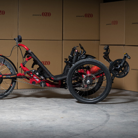 Trail 250W rear wheel kit with frame battery 36V 250Wh to 700Wh
