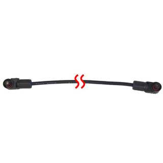 Black power cable 150A with waterproof connectors