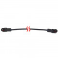 Black power cable 150A with waterproof connectors
