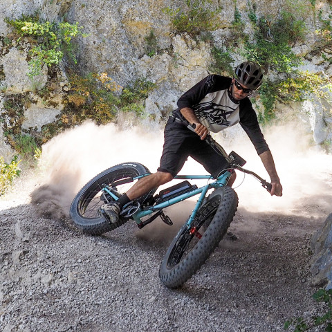 Kit Fat Bike 500W roue arrière avec batterie cadre 36V