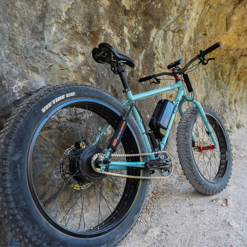 Kit Fat Bike 500W roue arrière avec batterie cadre 36V