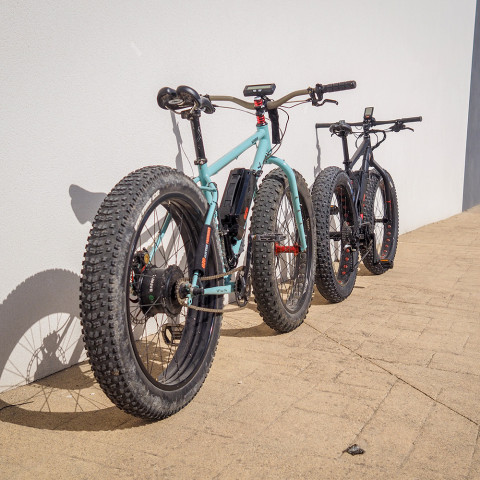 Fat Bike 750W rear hub conversion kit with 48V battery