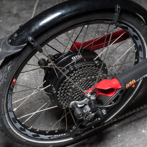 Kit Trike 750W roue arrière avec batterie cadre 48V