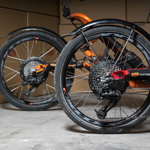 Kit Trike 750W roue arrière avec batterie cadre 48V