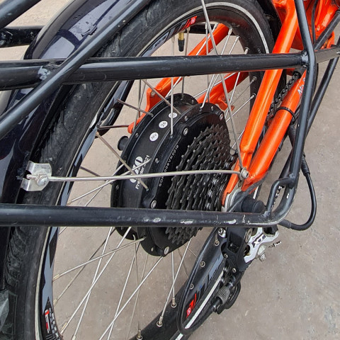 Kit Trike 750W roue arrière avec batterie cadre 48V