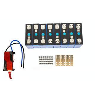 24V 100Ah 2400Wh Lithium Iron Battery Kit to assemble DIY LiFePO4 LFP