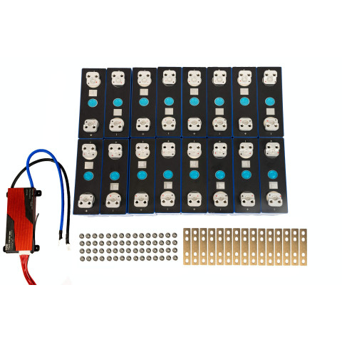 Kit Batterie 48V 100Ah 4800Wh Lithium Fer à assembler DIY LiFePO4 LFP