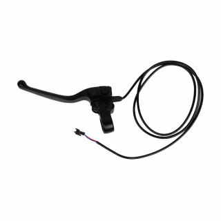 Contact brake handle with parking brake lock