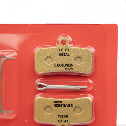 Disc brake pads for 4-piston starunion brakes