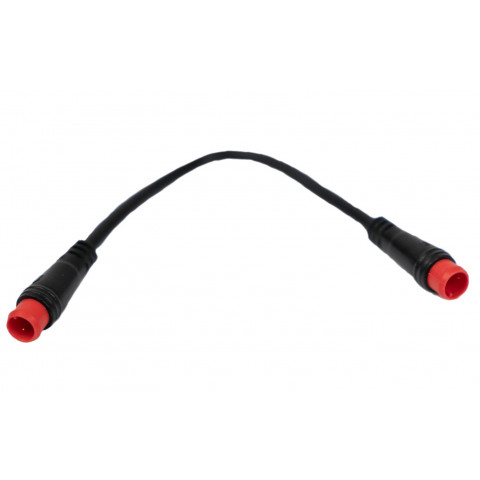 Julet 2-Pin Red Male-to-Male Lighting or Brake Cut-Off Cable Adapter