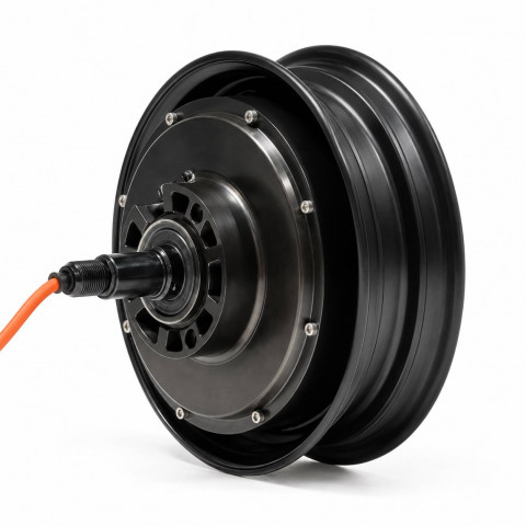 600 W Single-Shaft Electric Wheel with Removable Rim