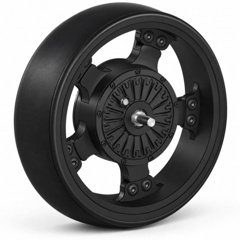 3 kW Geared Electric Wheel – 270 Nm Torque