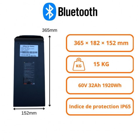 60V 32Ah Lithium-Ion Battery – 1,920Wh for Electric Go-Karts, e-boat and Motorcycles