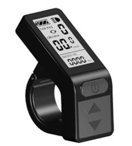 LCD display for universal controller