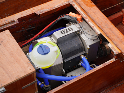 Rétrofit voilier électrique