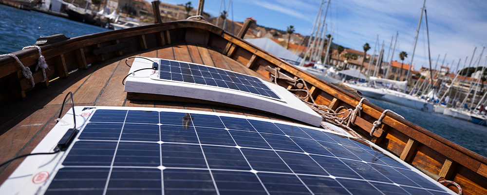 Installation solaire bateau